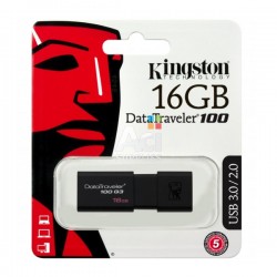 FLASH DRIVE KINGSTON DATA TRAVELER 100 G3 16GB USB 3.0