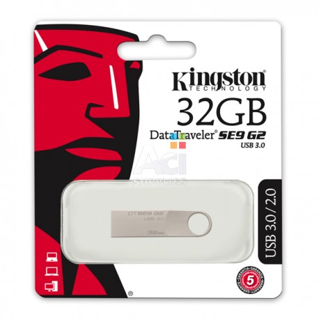 FLASH DRIVE DATA TRAVELER SE9 32GB USB 3.0  KINGSTONE